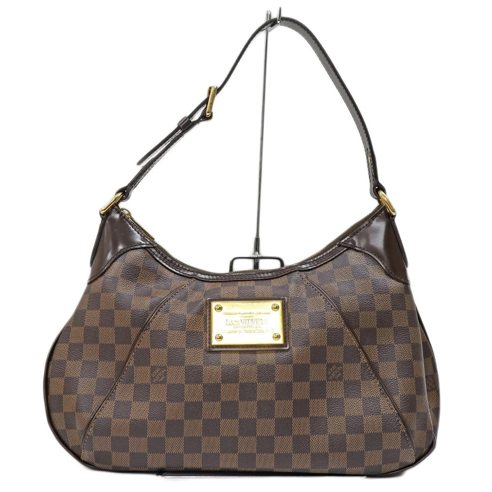 Louis Vuitton Thames Monogram Shoulder Bag Brown